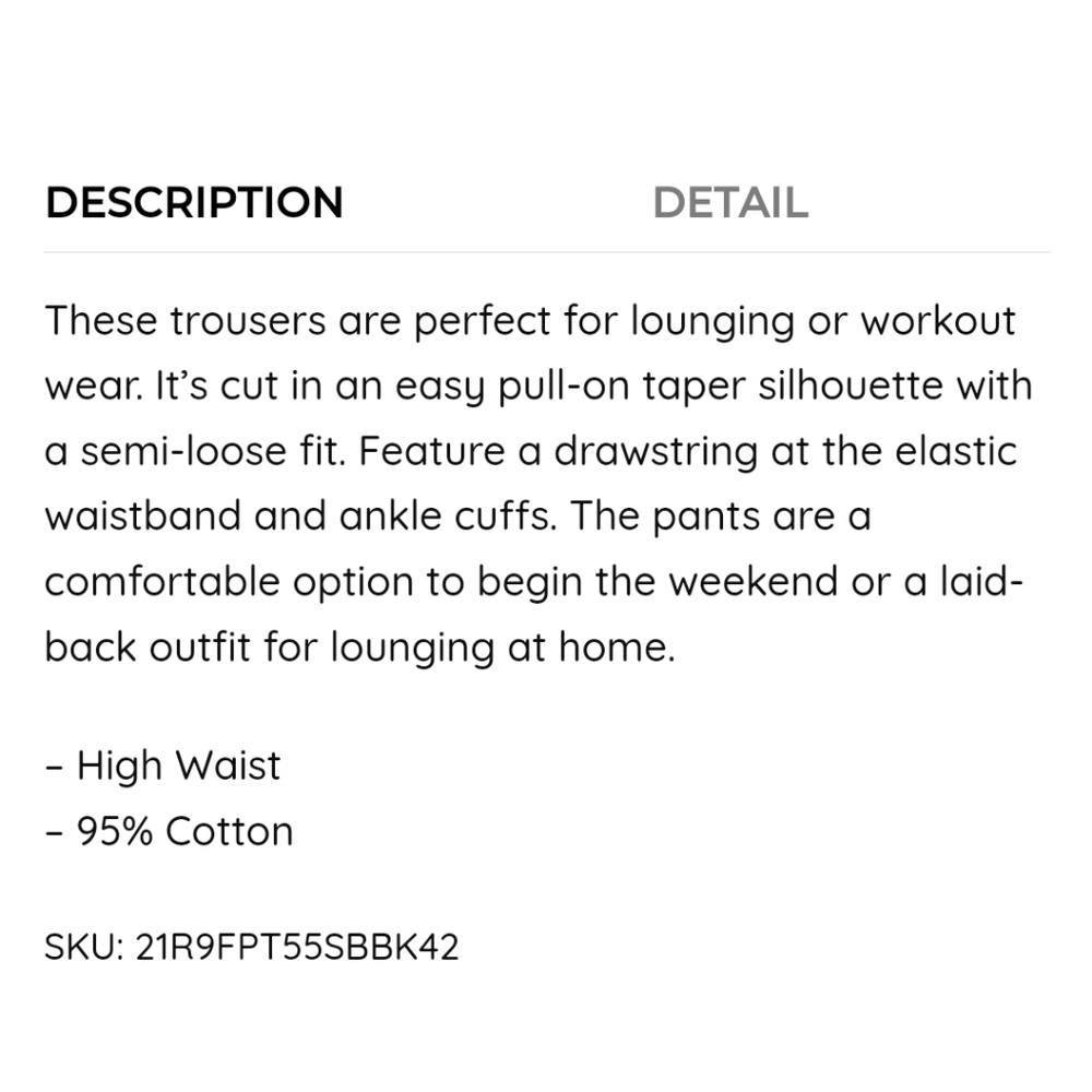 NWT Zip Pocket Cotton Sweatpants (Grey) - Gentle Herd - Picture 8 of 14